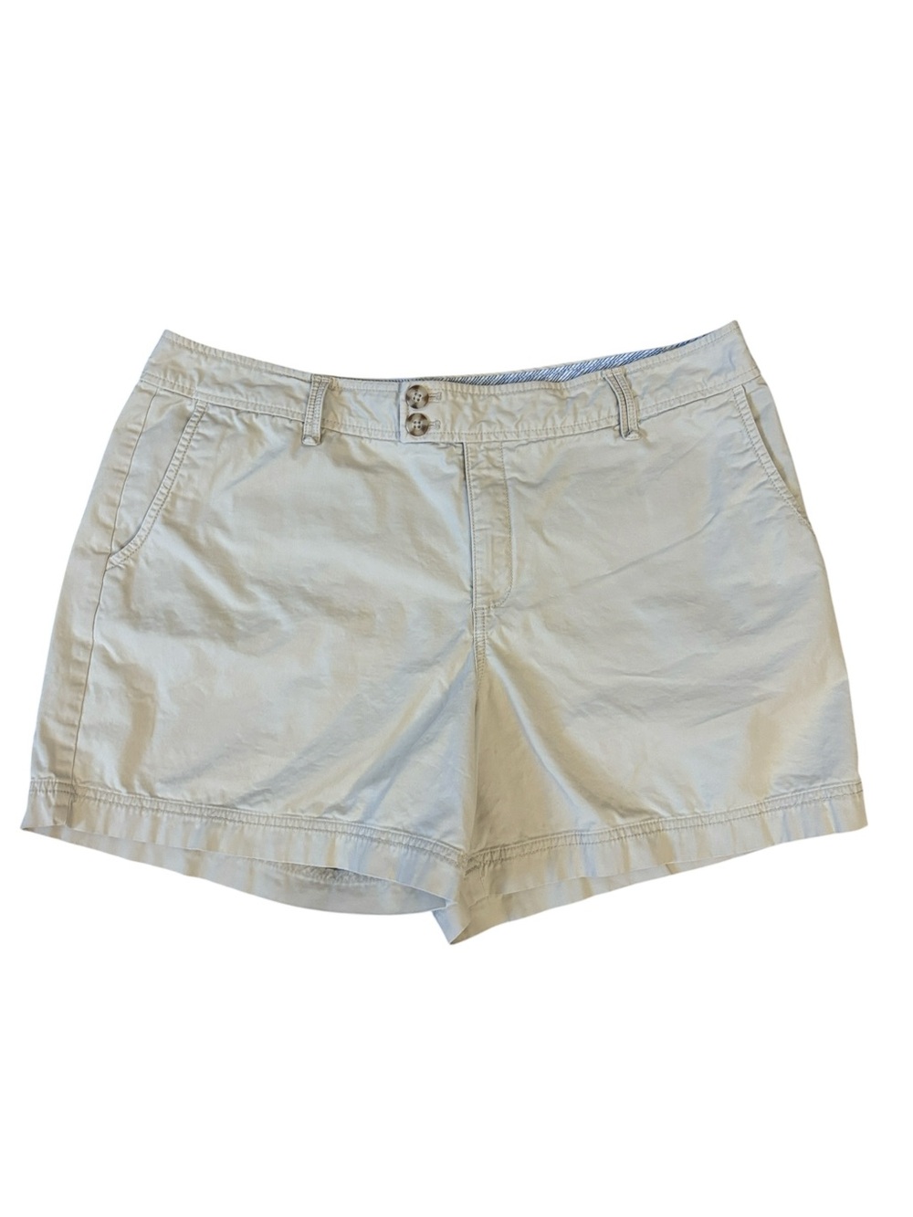 Eddie Bauer Tan Cotton Blend Chino Shorts Size 18